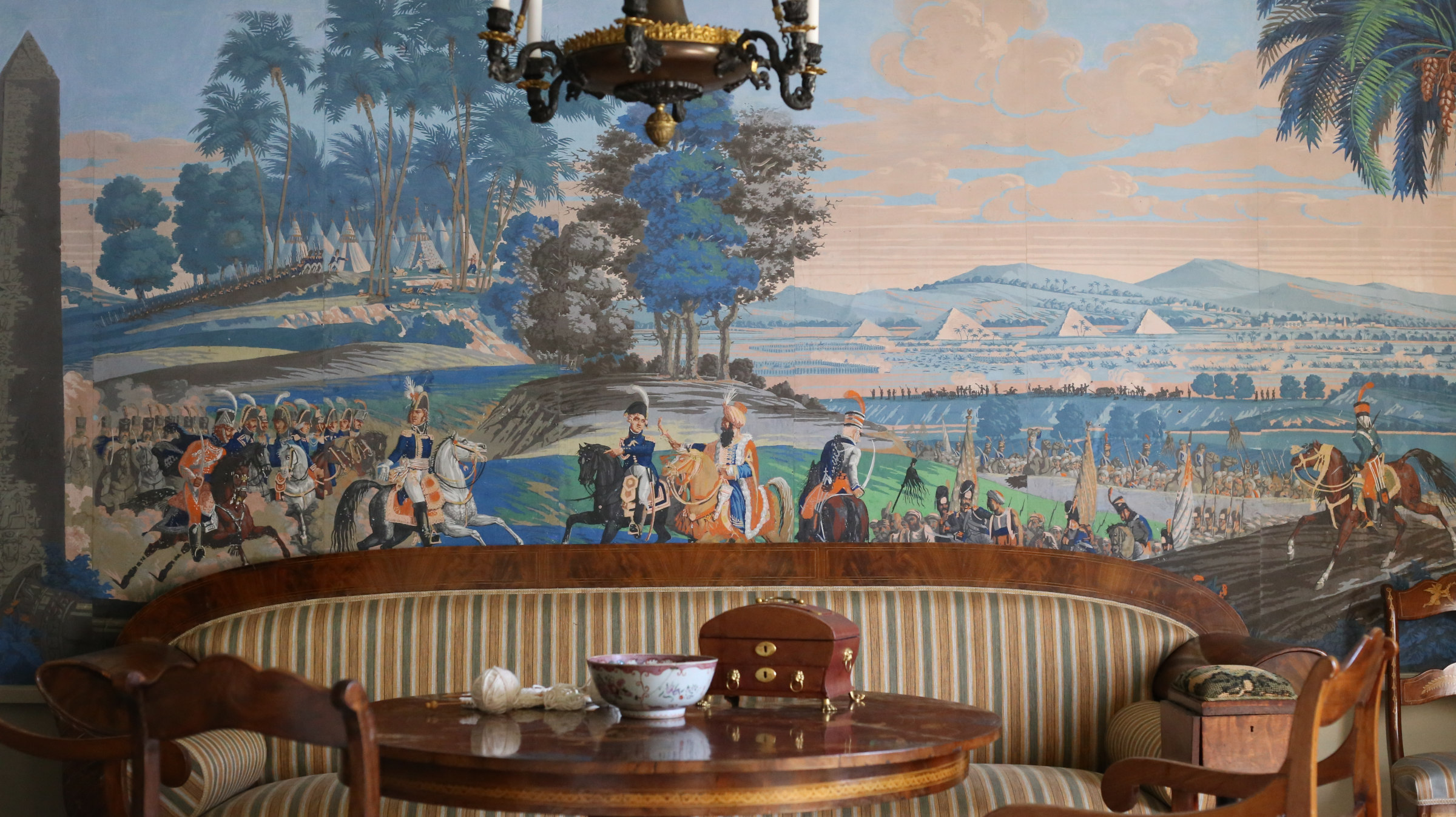 Wallpaper in Kråk mansion