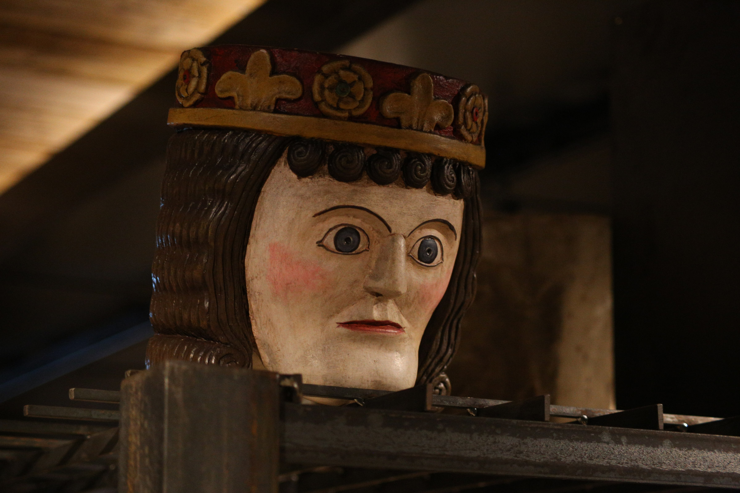 Birger Jarl in the Exhibitions Skara in the Middle Ages A grotesque depicting Birger Jarl