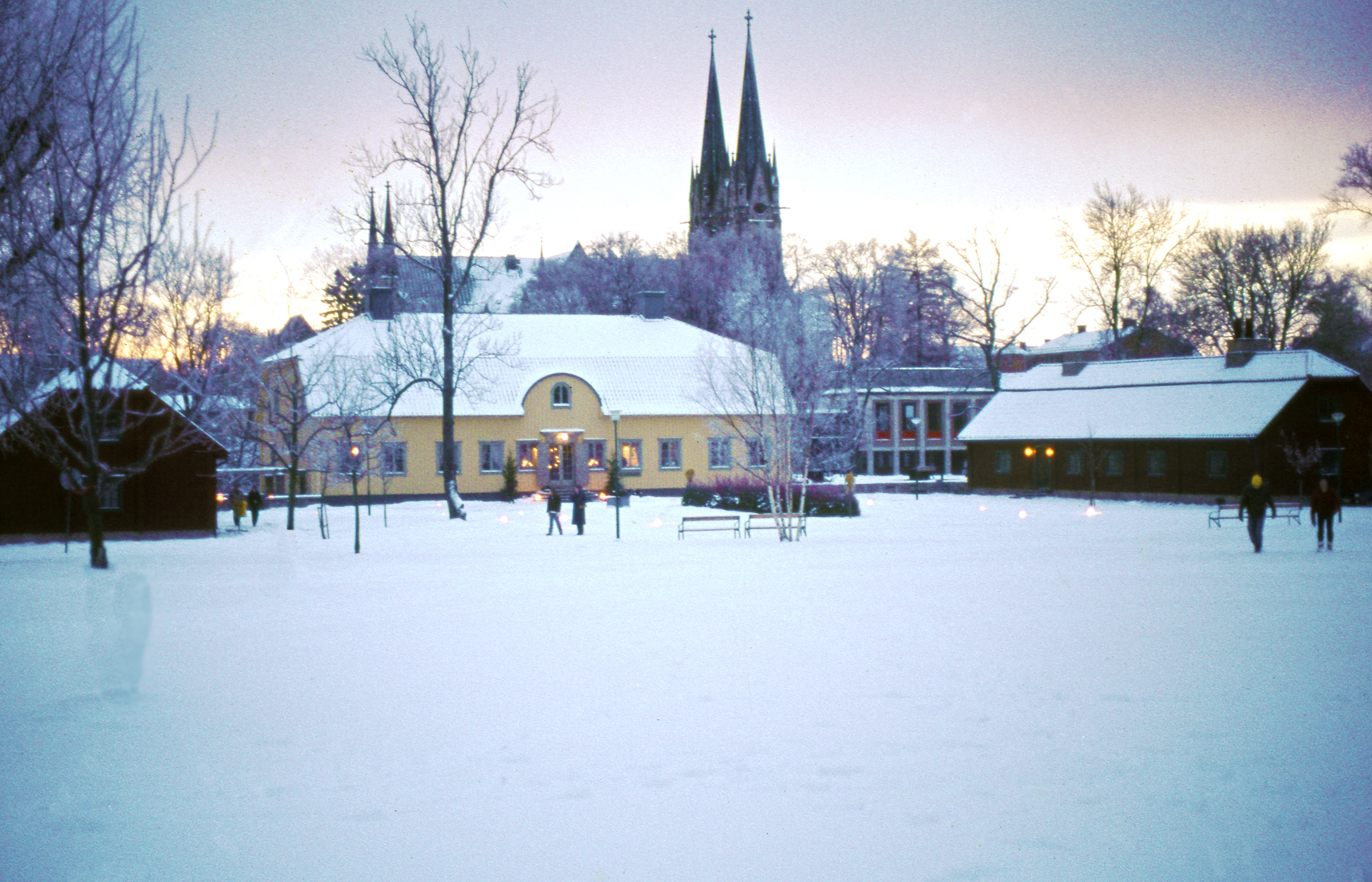 Kråks herrgård på vintern